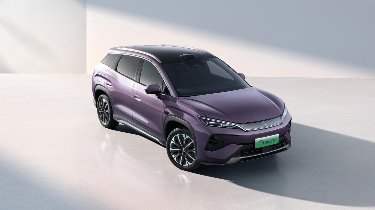 比亚迪宋Ultra EV预售价15.5万起，710km长续航+闪充，3月底上市