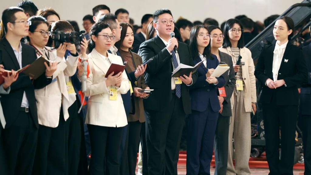 3月9日，第十四届全国人民代表大会第四次会议第二场“代表通道”集中采访活动在北京人民大会堂举行。