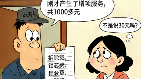新华视点丨高价开锁：开的不是锁，是“套路”